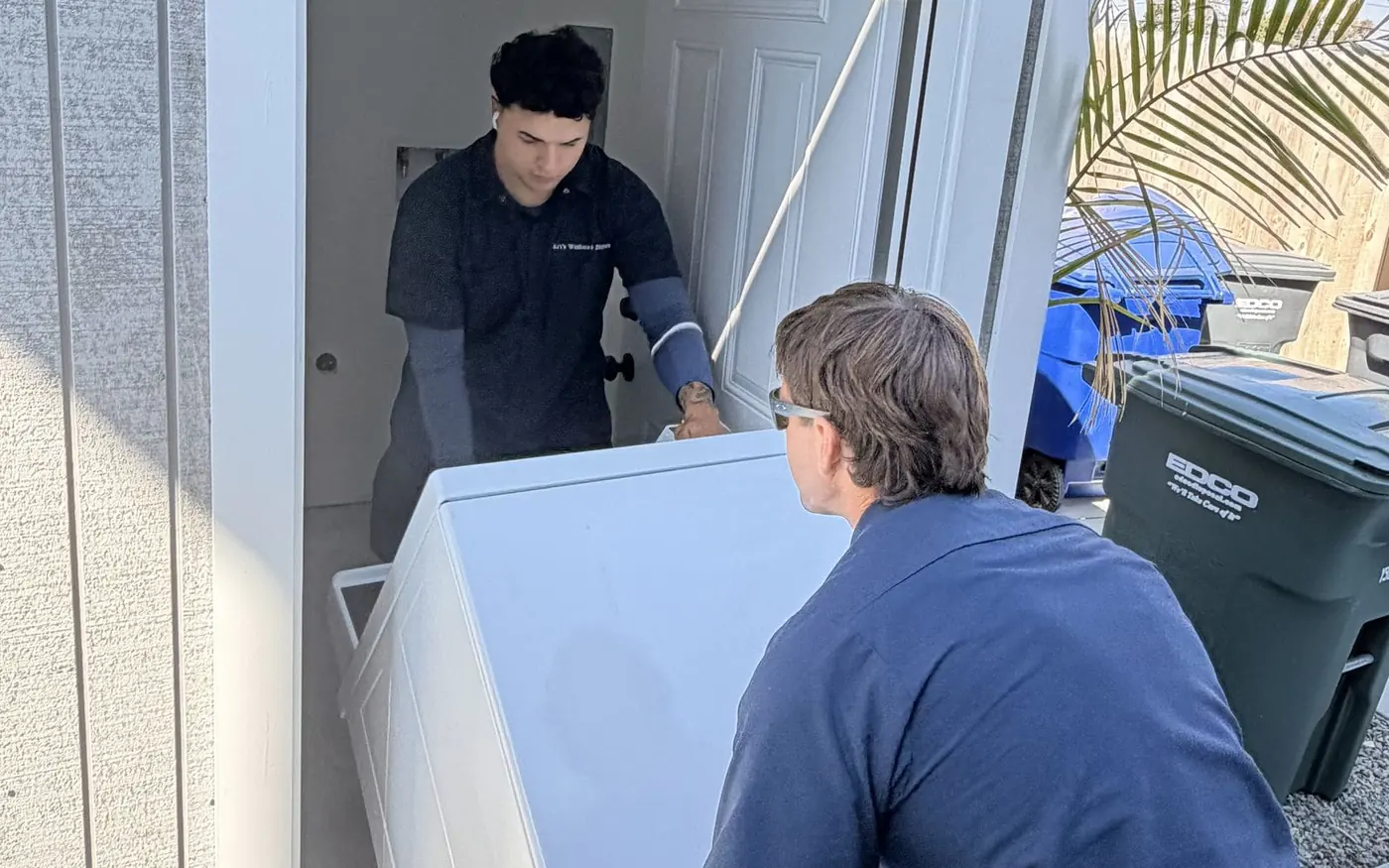 Art's Washers and Dryers service truck in Clairemont, San Diego