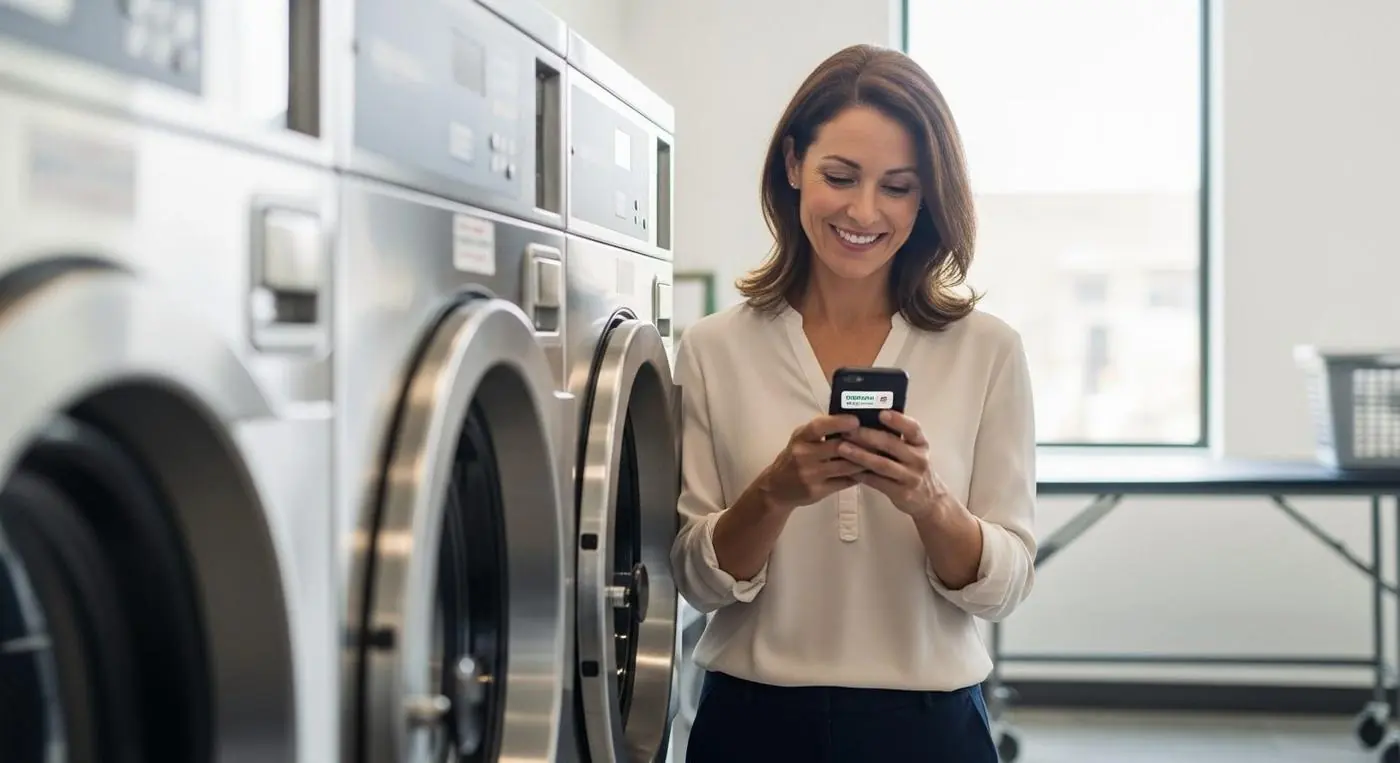 ShinePay laundry mobile payment apartment at Art's Washers & Dryers