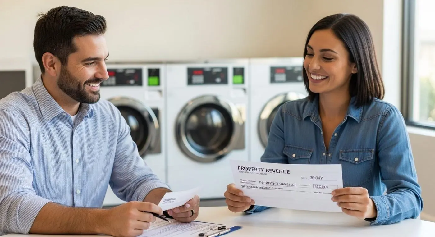 Laundry room revenue check for a San Diego property owner
